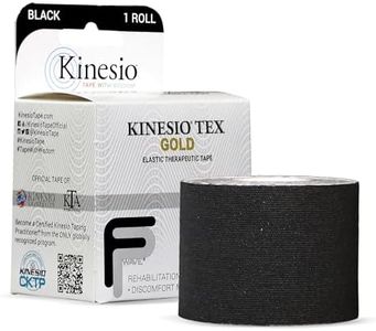 Kinesio Taping - Elastic Therapeutic Athletic Tape Tex Gold FP - Black – 2 in. x 16.4 ft
