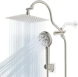 Hibbent All Metal Shower Head, 8'' 