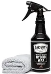 CAR GUYS Hybrid Spray Wax | Advanced Car Wax | Long Lasting and Easy To Use | Safe on All Surfaces | 18 Oz Kit
