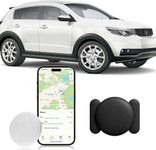 GPS Tracker for Vehicles, 1PCS Real Time Car Tracker Device Hidden for Vehicle Work with Find My (iOS Only), Mini Tracker Device for Vehicles with Magnetic Case, No Monthly Fee GPS Tracker, Waterproof