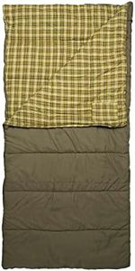 TETON Sports Evergreen Sleeping Bag - Large Cold-Weather Sleeping Bags with -10˚F, 0˚F, 20˚F, 35˚ Fahrenheit options with an L-Zipper - Camping Gear Accessory for Car & Tent Campers, Olive/Olive, 0F