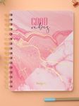 DOODLE Personalized Study Planner for 6 Months I Hard Bound I 240 Ruled Pages I B5 Planner + 4 Sticker sheets + Theme Based Activity Pages I 90 GSM | Student Academic Organizer (Victory Vibe)