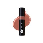 SUGAR Cosmetics Partner In Shine Transferproof Glossy Lipstick | Lasts upto 24hrs | Transferproof & Smudgeproof - 3ml - 01 Cinnamon Champagne