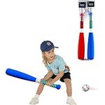 xwin sportseries Kids 55CM Baseball Bat and Ball Foam Baseball Bat Set for kids and Toddlers, Safe Play Outdoor Training, Lightweight, Soft Grip, Random Colour 1 Bat 1 Ball