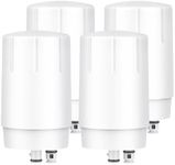 Slirceods Faucets Filter Cartridge BPA Free, Replacement for Brita® Faucet Filter - (white (4Pack))