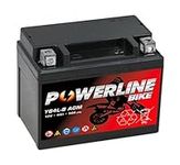 YB4L-B AGM Powerline Factory Sealed Motorcycle Battery 12V 4Ah