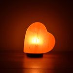 H&H HOMEDECOR LTD H&H Himalayan Pink Rock Salt Lamp 100% Natural Crystal Salt Lamp Tall Round Lamp Air Purifying Natural Ionizer Cylinder Plugin Lamp Decorative Gift (Heart Shape Lamp)