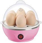 Krintonwel Stainless Steel 7 Egg Cooker, Egg Boiler, Egg Poacher Electric, Egg Steamer, Egg Boiler Electric Automatic Off for Steaming, Cooking, Boiling and Frying Home Machine Egg Boiler with