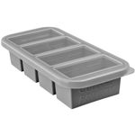 CURRY FREEZY Silicone Freezer Tray with Lid, Easy Meal Prep Container and Kitchen Storage Solution, Silicone Freezer Container Food Molds to Freeze & Store Soup, Curry, Sauce, Broth, Leftovers,4CV-GR