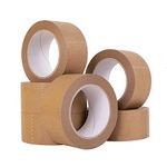 Brown Kraft Tape 50mm x 50m - Picture Framing Paper Kraft Tape - Eco Friendly - Sabco (3)