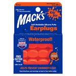 Macks Kids PillowSoft Earplugs 6 Pair Pack - Orange