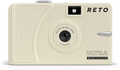 Reto Ultra Wide and Slim 35 mm Film Camera, Cream