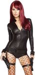 Roma Costume Women's 2 Piece Hot Hit Woman, Black, Large