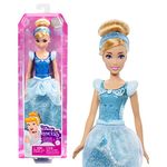 Mattel Disney Princess Dolls, Cinderella Posable Fashion Doll with Sparkling Clothing and Accessories, Disney Movie Toys, HLW06