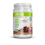 Vega Essentials Nutritional Shake Chocolate (17 Servings, 613g) - Plant Based Vegan protein, Non Dairy, Keto-Friendly, Gluten Free, Non GMO