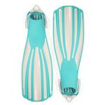 Fourth Element Rec Scuba Diving Fins, Aqua/White, Large