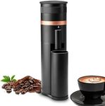 Mongdio Single Dose Coffee Grinder, Electric Coffee Grinder, Espresso Grinder, Aluminum Coffee Bean Grinder with 60 Adjustable Settings, Black