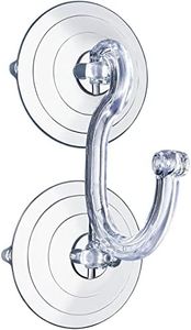 SEWANTA Christmas Wreath Hanger for Glass Front Door - Giant Suction Wreath Hanger, Hang Large or Heavy Wreaths Securely on Glass Doors and Windows up to 20 Lbs - Heavy Duty Wreath Holders - USA Made
