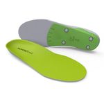 Superfeet WIDE GREEN PREMIUM-U Insole, 12.5-14 Women /11.5-13 Men