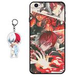 Staremeplz Compatible with iPhone 6 / iPhone 6s Case With Anime Figure Design [With Keychain], Soft Silicone TPU Cartoons Protective Phone Case for iPhone 6 / iPhone 6s