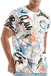 RONOMO Men's Fashion Printed Tee To