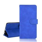 Wallet Case for TCL 40R Case, TCL 40R has Kickstand function and Card Slots with Magnetic Buckle Phone, Leather Phone Case Compatible with TCL 40R-Blue