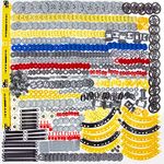 ASTEM 699pcs Technic-Parts Technic-Gears Axle-Pin-Connector Compatible with Lego-Technic Technic Cam Worm Cogs Gears Steering Parts Differential Engine Kit.