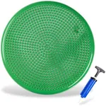 Active Chairs Wobble Seat Cushion, Flexible Seating for Focus and Fitness, 13.39" Diameter, Green