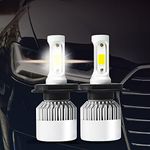 LED Headlight Headlights Globes Bulbs 6500K White Lamp Beam 72W 9000LM H4 HB2