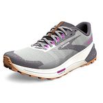 Brooks Women's Catamount 2 Trail Running Shoe, Alloy/Oyster/Violet, 5 UK