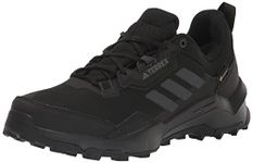 adidas Men's Terrex AX4 Gore-TEX Hiking, Black/Carbon/Grey, 6.5