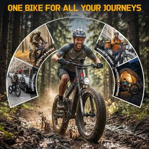FREESKY Dual Battery Electric Bike – Long Range E-Bike for Adults