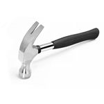 LEPEVNEY Mini Claw Hammer 4oz - Rubber Handle for Easy Grip - Multi-purpose Nail Remover for Home, Carpet, and Walls - Non-Slip Shock Reduction Grip