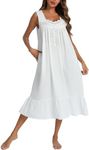 AVIIER 100% Cotton Nightgowns for W