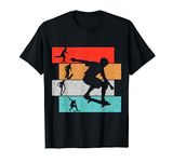 Skater Skateboarder Retro Skateboard Boys Youth T-Shirt