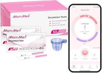 MomMed Ovulation Test Strips, 50 LH Ovulation Predictor Kit with Free 50 Collection Cups, Accurately Track Ovulation Test, High Sensitivity Result for Women Home Testing…