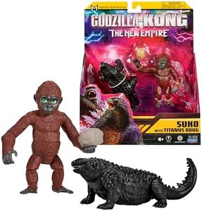 Giochi Preziosi Godzilla Per Kong Il Nuovo Impero - Suko con Dought Action Figure Da Collezione Da 15 Cm Articolato,Dettagliato E Accessoriato, Per Bambini A Partire Dai 4 Anni, Come Nel Film