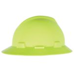 Msa Safety 10061515 VGard Protective Hat FasTrac Iii Suspension HiViz Yell