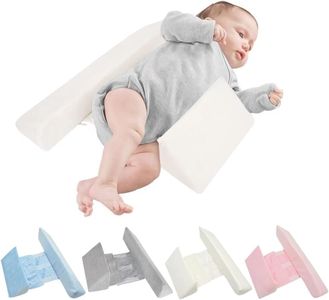 Almohada De Posicionamiento para Bebé, Almohada para Dormir De Lado, Protege La Columna Vertebral del Bebé, Reconforta Y Acompaña Al Bebé para Que Duerma Fácilmente,White