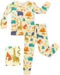 babee Reshinee Bamboo Viscose Toddler Kids Pajamas Set, Long Sleeve Boys