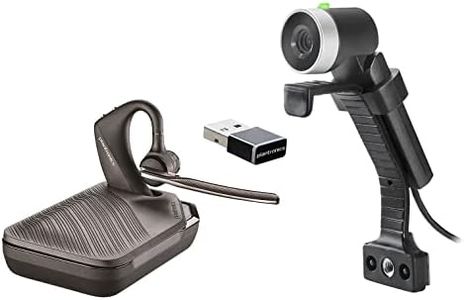 Plantronics Poly Voyager 5200 UC Bluetooth Headset with EagleEye Mini Webcam Bundle (217912-99)