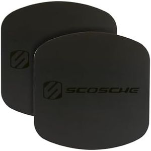 Scosche MAGRKXLI MagicMount Phone Replacement Plate Kit - for Magnetic Car Phone Mount Holder with Extra Strength Hold, Universal with All Devices, Black - XL