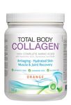 Total Body Collagen - Antiaging, Hydrated Skin, Muscle & Joint Recovery. 100% Complete Amino Acids with Hyaluronic Acid, Glutamine, and Biotin. Orange, 500g