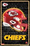 NFL Kansas City Chiefs - Neon Helmet 23 Wall Poster