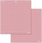 Cricut FabricGrip Adhesive Cutting Mat 12" x 12", High Density Fabric Craft Cutting Mat, Made of Material to Withstand Increased Pressure. Use for Cricut Explore/Cricut Maker, (2 CT)