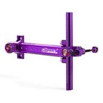 SHARROW Archery Recurve Bow Sight Aluminum 6 inch Quick Adjustment Bow Sight for Competitive Recurve Bows (Purple)