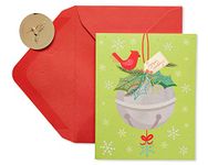 Papyrus Holiday Cards Boxed with Envelopes, Happy Holiday Season, Jingle Bell (20-Count)