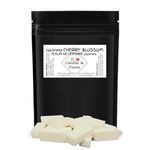 Cherry Blossom Soy Wax Melts by Candles and Fizzies – 8+ oz of Scented Wax - Made in Canada with 100% Soy Wax – No Additives or Artificial Colorant – 18 Count