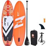 Z-ray Inflatable Stand Up Paddle Board for Adult All Skill Levels- 9ft Ultra-Light SUP Paddleboard and Paddle Board Accessories Fins, Adjustable Paddle, Pump, Backpack