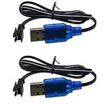 Blomiky 2 Pack 3.7V USB Charger Cab